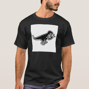 Dinosaurier, der Jesus-Fische isst T-Shirt