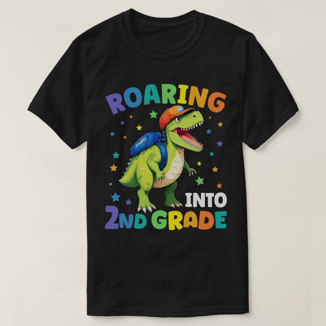 Dinosaurier der zweiten Klasse, um wieder in die S T-Shirt (Design vorne)