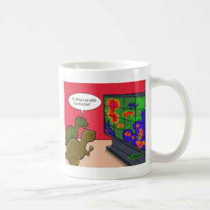 Dinosaurier des Klimawandels Kaffeetasse