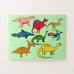 Dinosaurier Design Jigsaw Puzzle