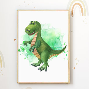 Dinosaurier Druck Dino Kinderzimmer Poster