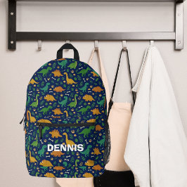 Dinosaurier-Dschungel Bedruckter Rucksack