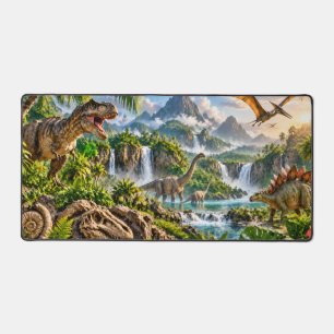 Dinosaurier-Dschungelparadies Schreibtischunterlage