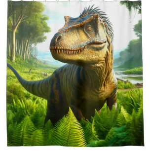 Dinosaurier Duschvorhang