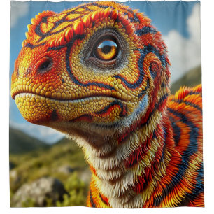 Dinosaurier Duschvorhang