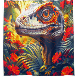 Dinosaurier Duschvorhang
