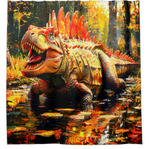 Dinosaurier Duschvorhang