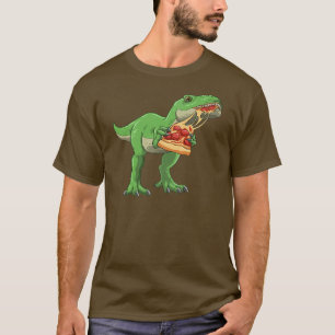Dinosaurier Eating Pizza Pizzasaurus Tre Food Lieb T-Shirt