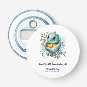 Dinosaurier Egg Niedlich Watercolor Blätter Kinder Flaschenöffner