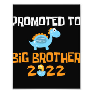 Dinosaurier-Ei-Hatching für den großen Bruder Fotodruck