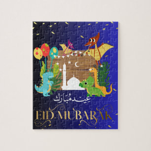 Dinosaurier-eid-Mubarak-Rätsel Puzzle
