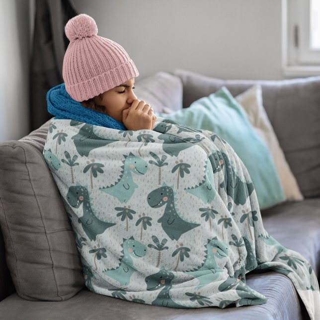 Dinosaurier Einfaches skandinavisches Kinderdesign Sherpadecke (Dinosaur Simple Scandinavian Child Design Sherpa Blanket)