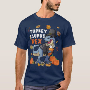 Dinosaurier Erntedank Boys Turkey Saurus T Re Dino T-Shirt