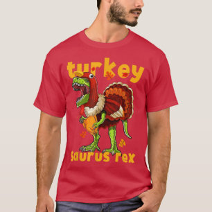 Dinosaurier Erntedank Boys Turkey Saurus T re Pilg T-Shirt