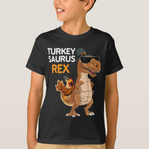 Dinosaurier Erntedank Türkei Saurus T rex T-Shirt