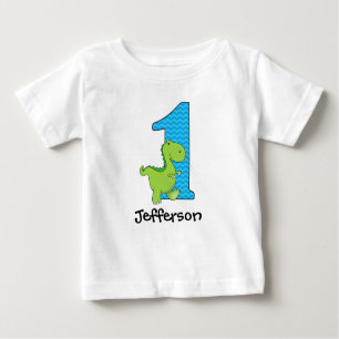 Dinosaurier-erstes Geburtstags-T-Shirt Baby T-shirt
