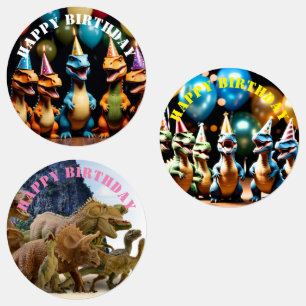 Dinosaurier Etiketten
