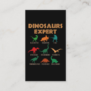 Dinosaurier Expert Boys Girls Dino T-rex Spinosaur Visitenkarte
