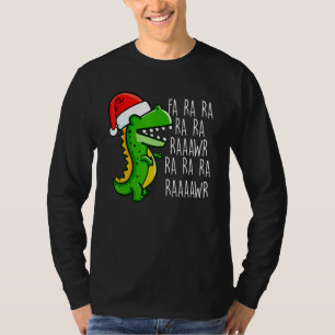 Dinosaurier Fa Ra Ra Ra Brüll Rex Weihnachten Xmas T-Shirt