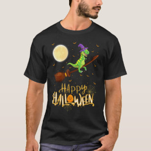 Dinosaurier-Fahrt Hexe Schrotflinte Dinosaurier Ha T-Shirt