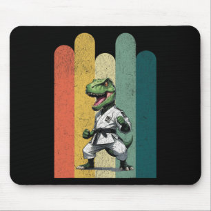 Dinosaurier-Fans mutig Karate Stolz Mut Stärke  Mousepad