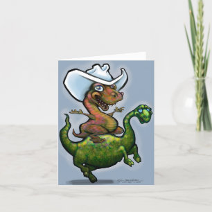 Dinosaurier Feiertagskarte