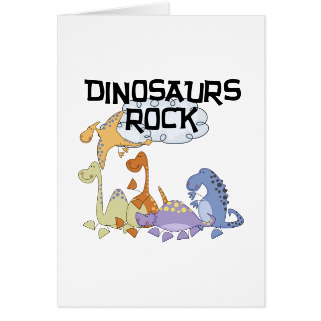 Dinosaurier-Felsen-T-Shirts und Geschenke (Vorne)