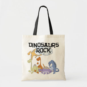 Dinosaurier-Felsen-T-Shirts und Geschenke Tragetasche