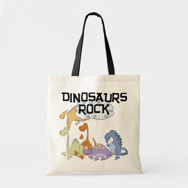 Dinosaurier-Felsen-T-Shirts und Geschenke Tragetasche (Vorne)