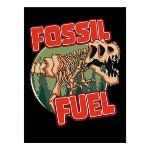 Dinosaurier "Fossil Fuel" Poster