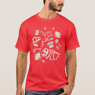Dinosaurier Fossils Vintage Technologie T-Shirt