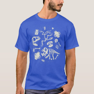 Dinosaurier Fossils Vintage Technologie T-Shirt