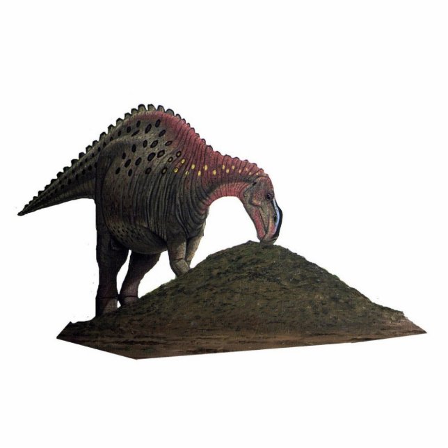 Dinosaurier-Foto-Skulptur Kritosaurus Greg Paul Freistehende Fotoskulptur