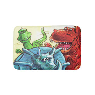 Dinosaurier-Freunde Badematte