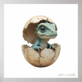 Dinosaurier Friends - Kinderzimmer Wall Art Set fü Poster