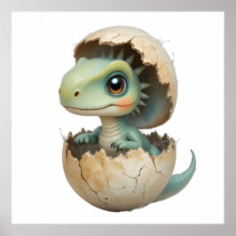 Dinosaurier Friends - Kinderzimmer Wall Art Set fü Poster