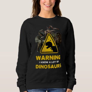 Dinosaurier für Kinder oder Erwachsene Sweatshirt