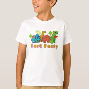 Dinosaurier-Furz-Party T-Shirt