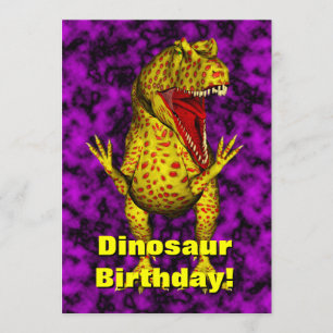Dinosaurier Geburtstag Einladung