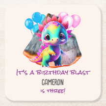 Dinosaurier Geburtstag farbenfroh, um jedes Alter 