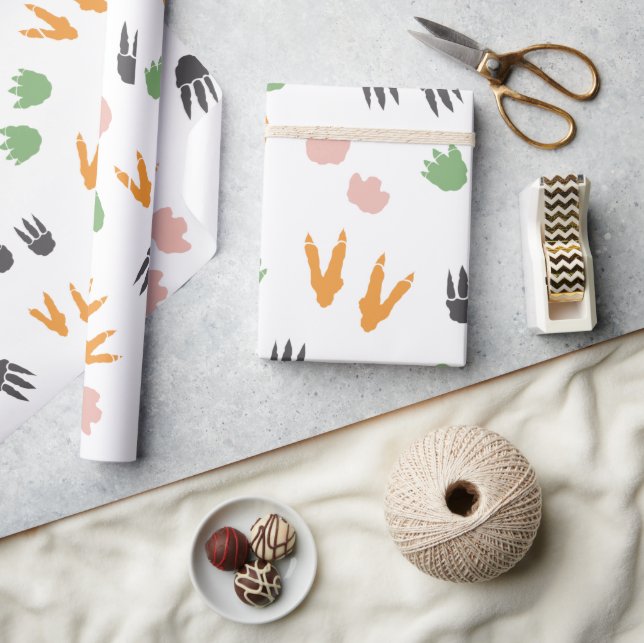 Dinosaurier Geburtstag Geschenkpapier (Kunsthandwerk)