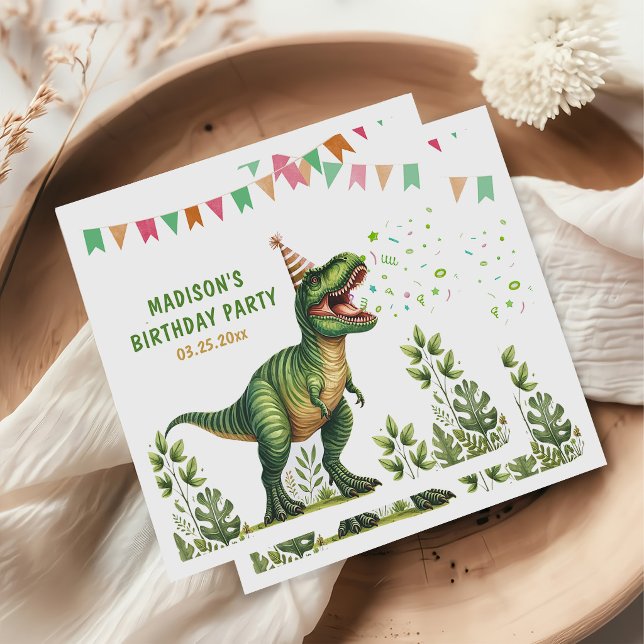Dinosaurier-Geburtstag Serviette (Von Creator hochgeladen)