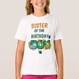 Dinosaurier Geburtstagskinder Tshirts Schwester