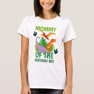 Dinosaurier Geburtstagsmutter Frauenhemden T-Shirt