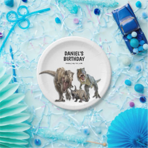 Dinosaurier Geburtstagsparty, Dino Party Pappteller