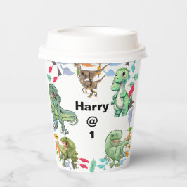 Dinosaurier-Geburtstagsparty Pappbecher