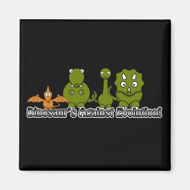 Dinosaurier gegen Evolution Magnet (Vorne)