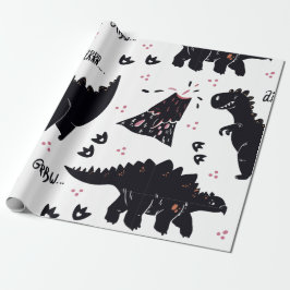 Dinosaurier Geschenkpapier