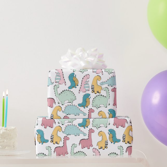 Dinosaurier  geschenkpapier (Partygeschenke)