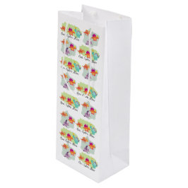 Dinosaurier Geschenktüte Für Weinflaschen